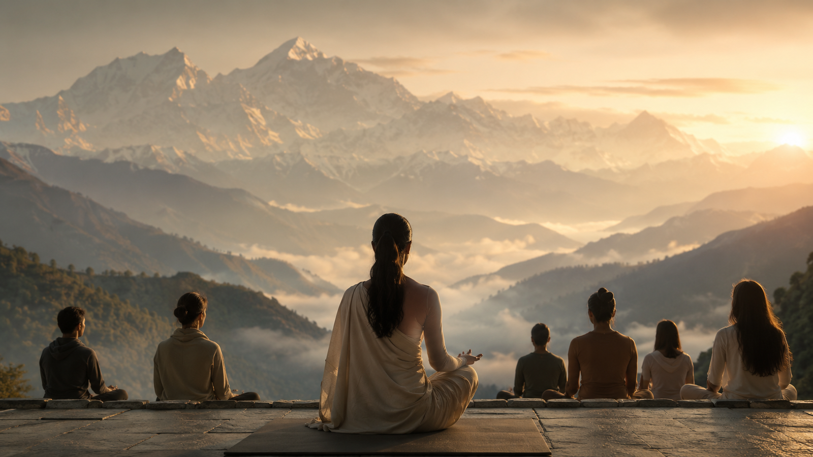 Meditation in the Himalayas